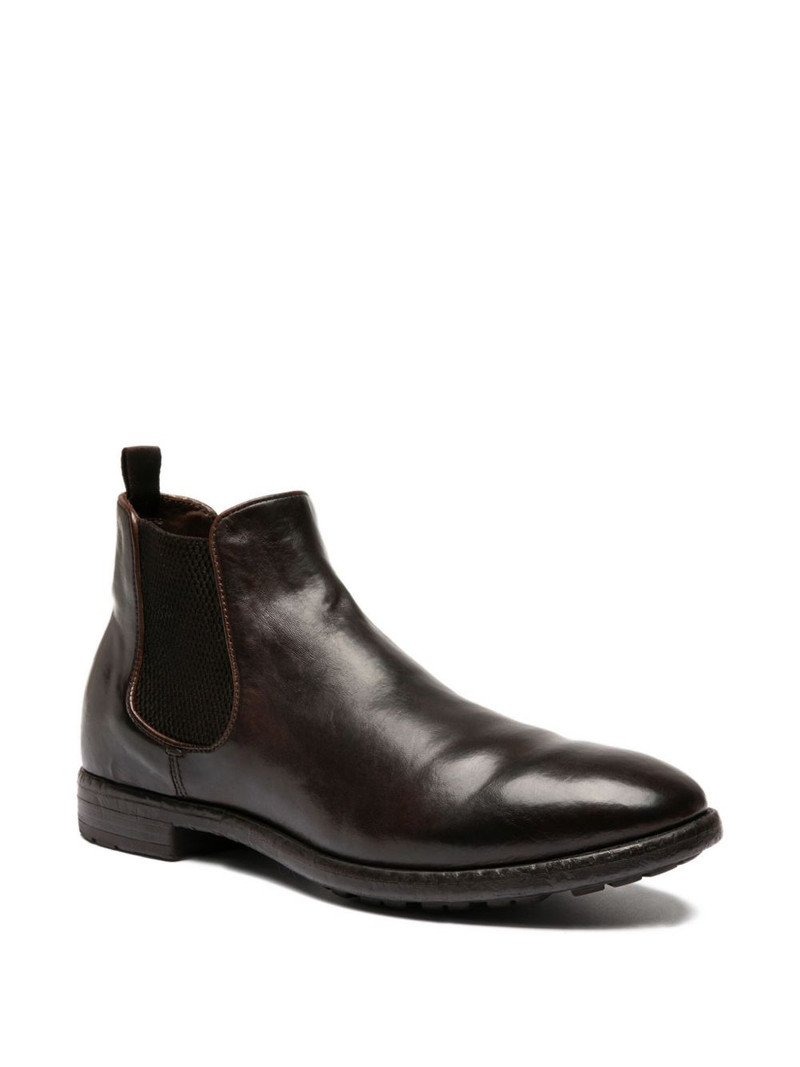 OFFICINE CREATIVE Prince leather Chelsea boots outlook