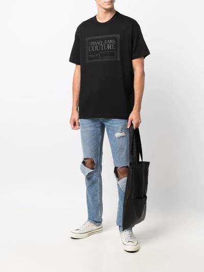 VERSACE JEANS COUTURE logo print T-shirt outlook