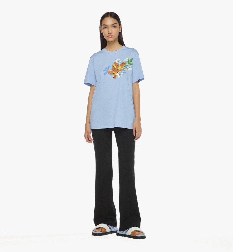 MCM Floral T-Shirt in Organic Cotton outlook
