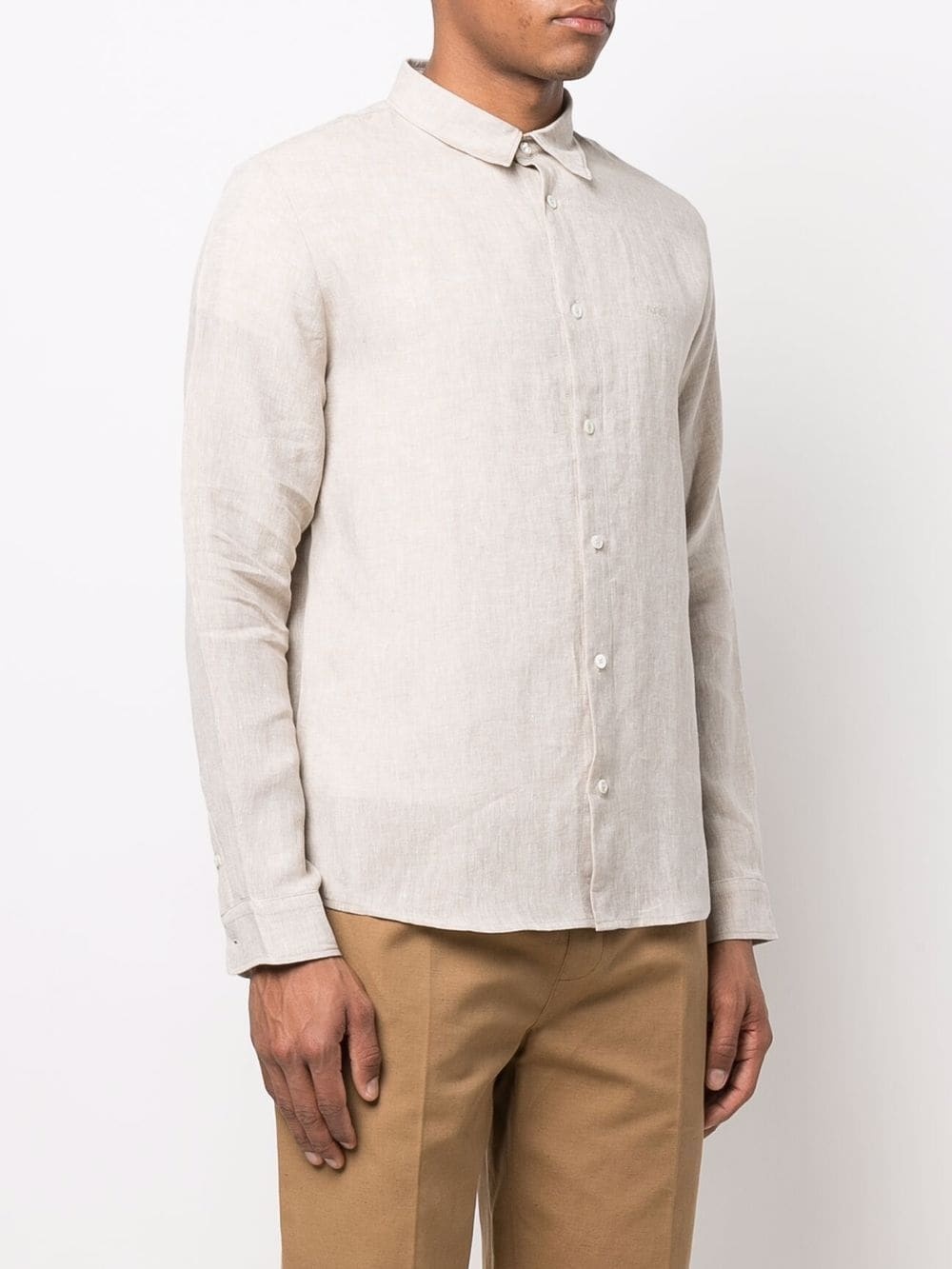 linen long-sleeve shirt - 3