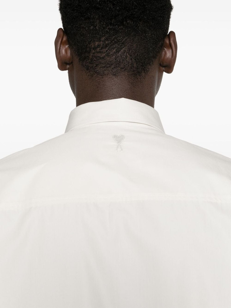 Ami de Coeur-embroidered Poplin 셔츠 6