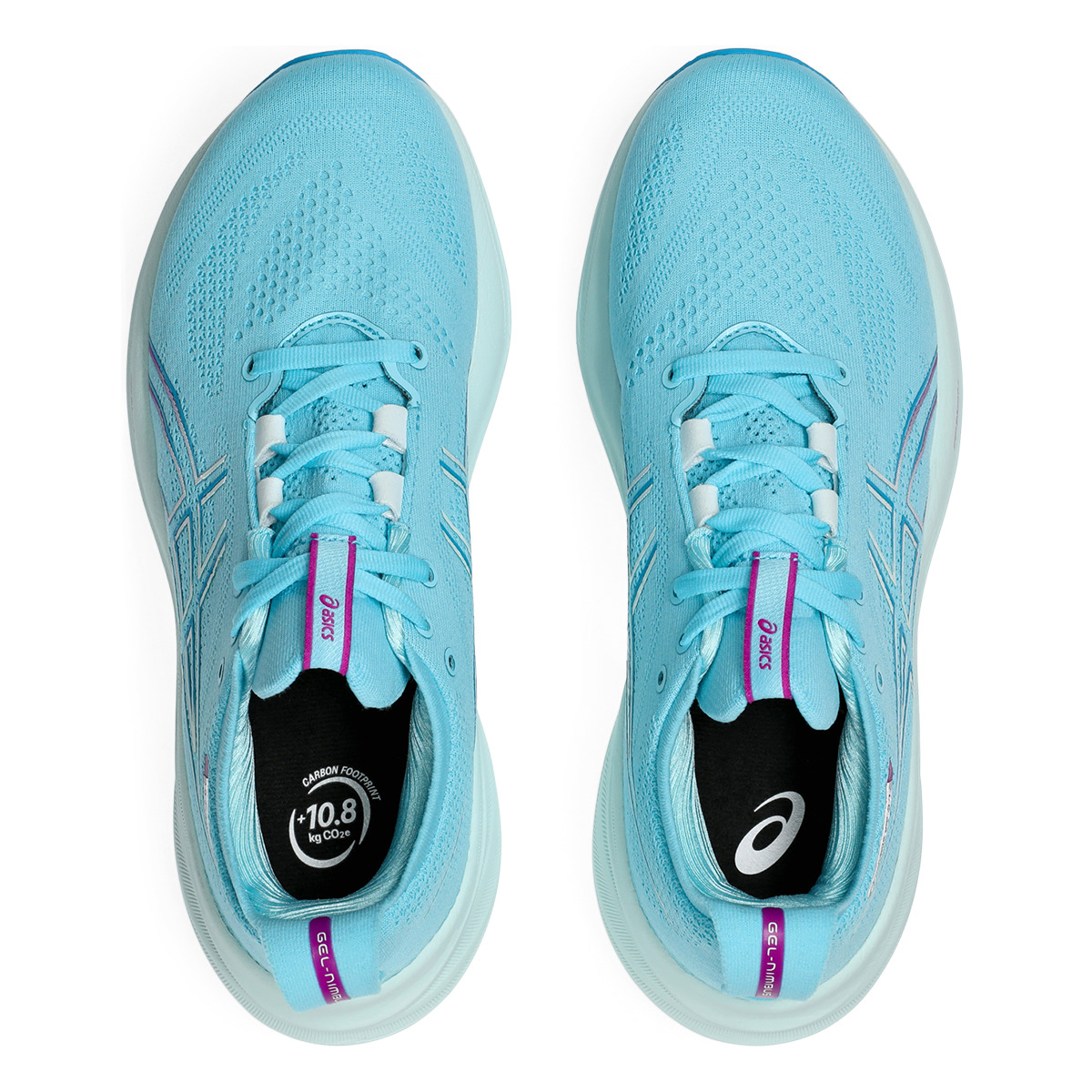 Asics Gel Nimbus 26 - Bright Cyan - Bold Magenta - 3