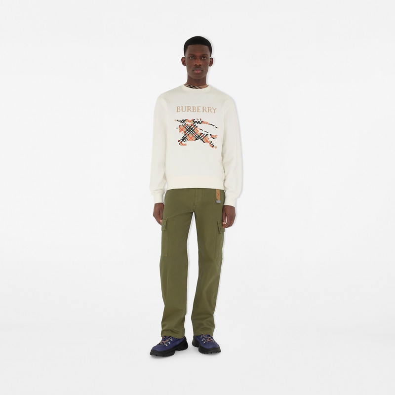 Burberry Cross Stitch EKD​ Cotton Sweatshirt outlook