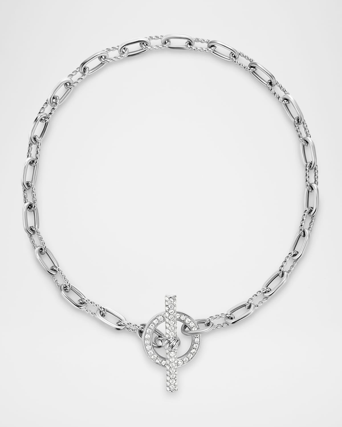 3mm DY Madison Toggle Bracelet in Silver - 4