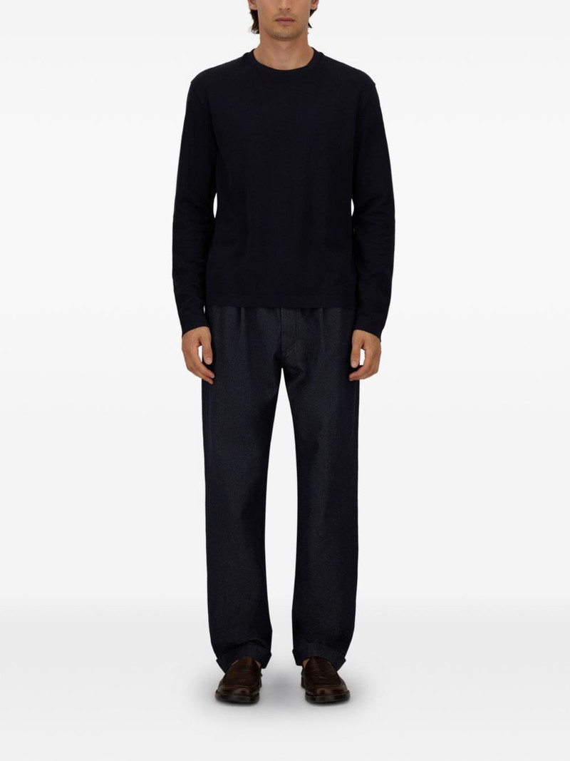Herno crew-neck long sleeve T-shirt outlook