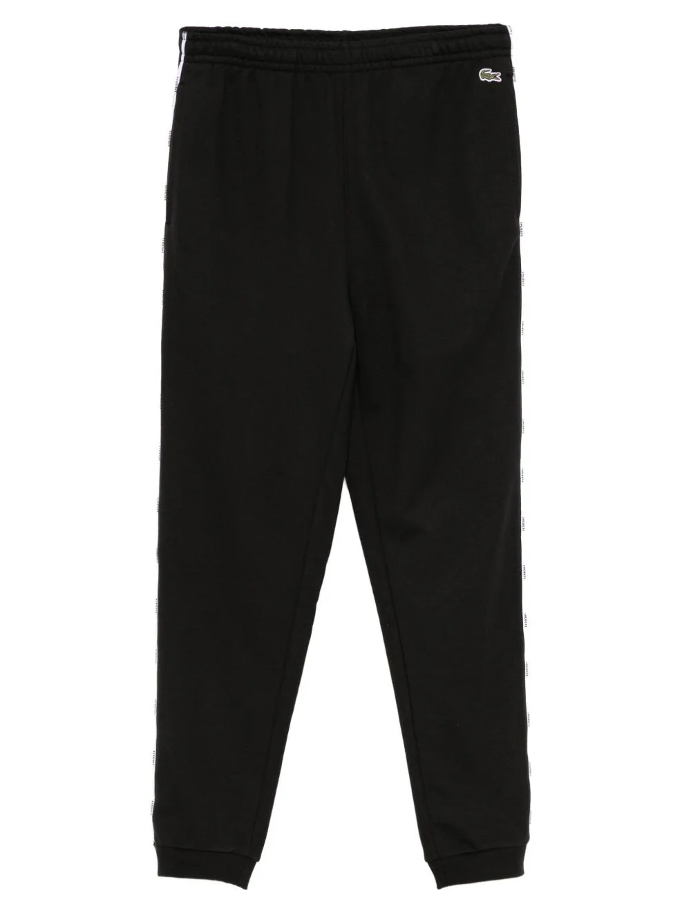 logo-trim cotton track pants - 1