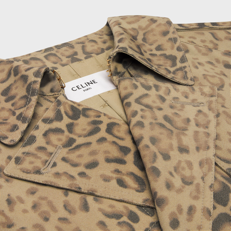 CELINE vivienne trench coat in cotton gabardine outlook