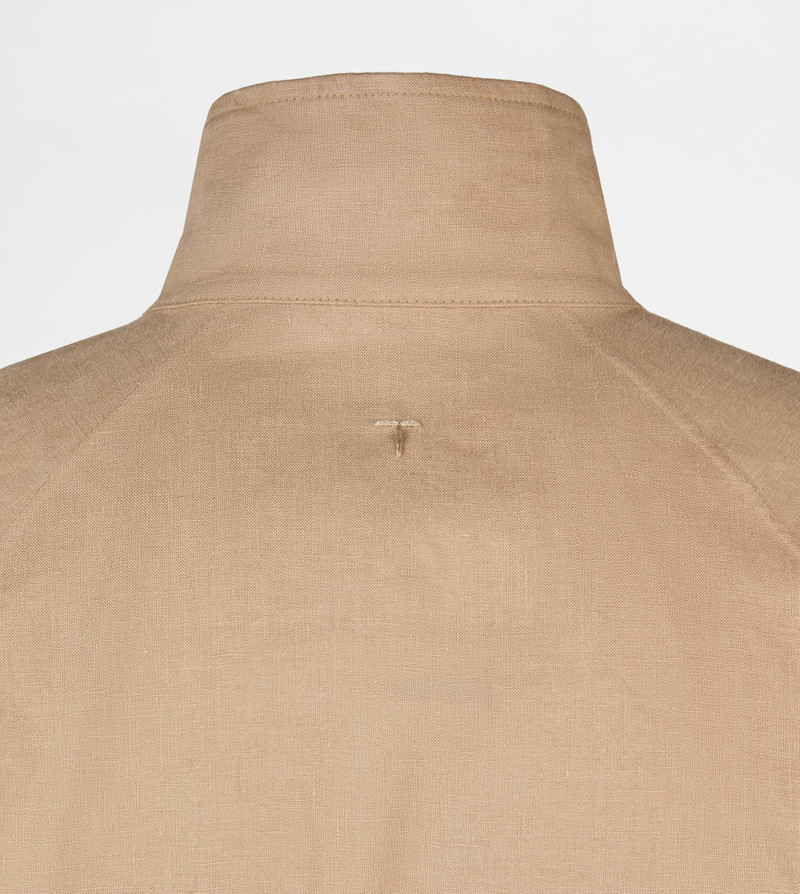 Tod's JACKET IN LINEN - BEIGE outlook