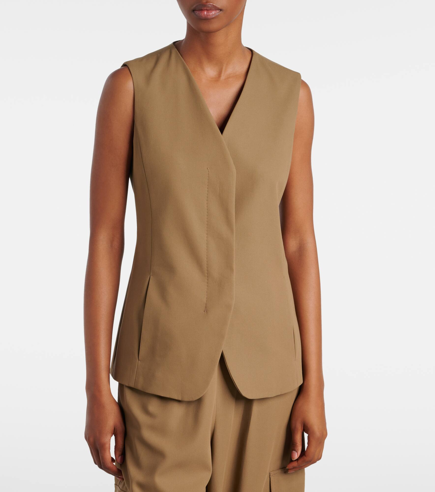 Cotton twill vest - 6