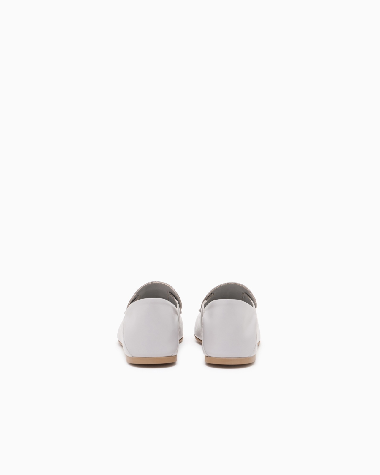 LEATHER MICRO EAGLE LOAFERS - 4