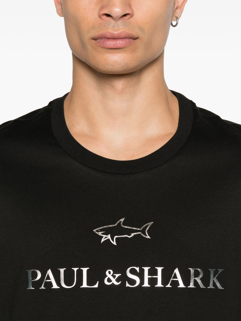 Paul & Shark Paul & Shark Logo-detailed Cotton T-shirt outlook