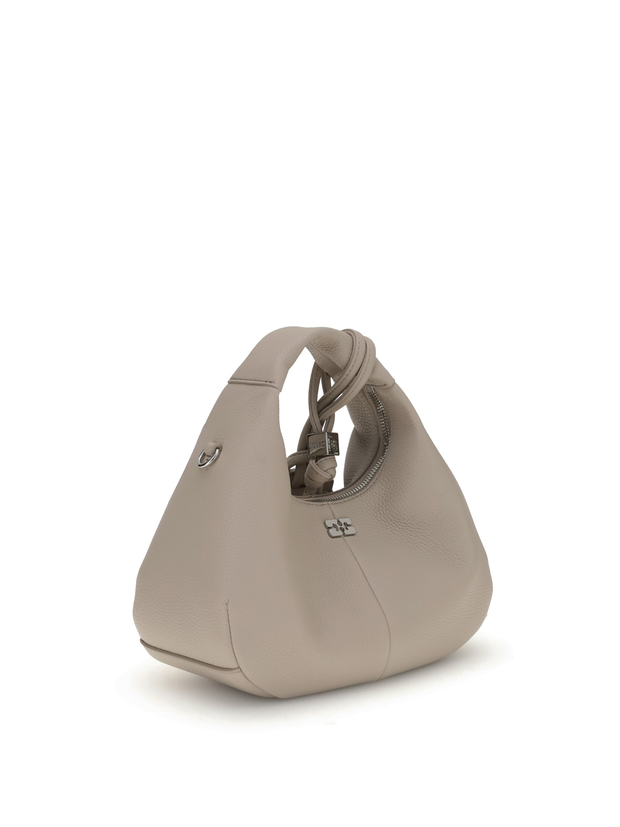 Ganni Women Hobo Mini Grained - 3