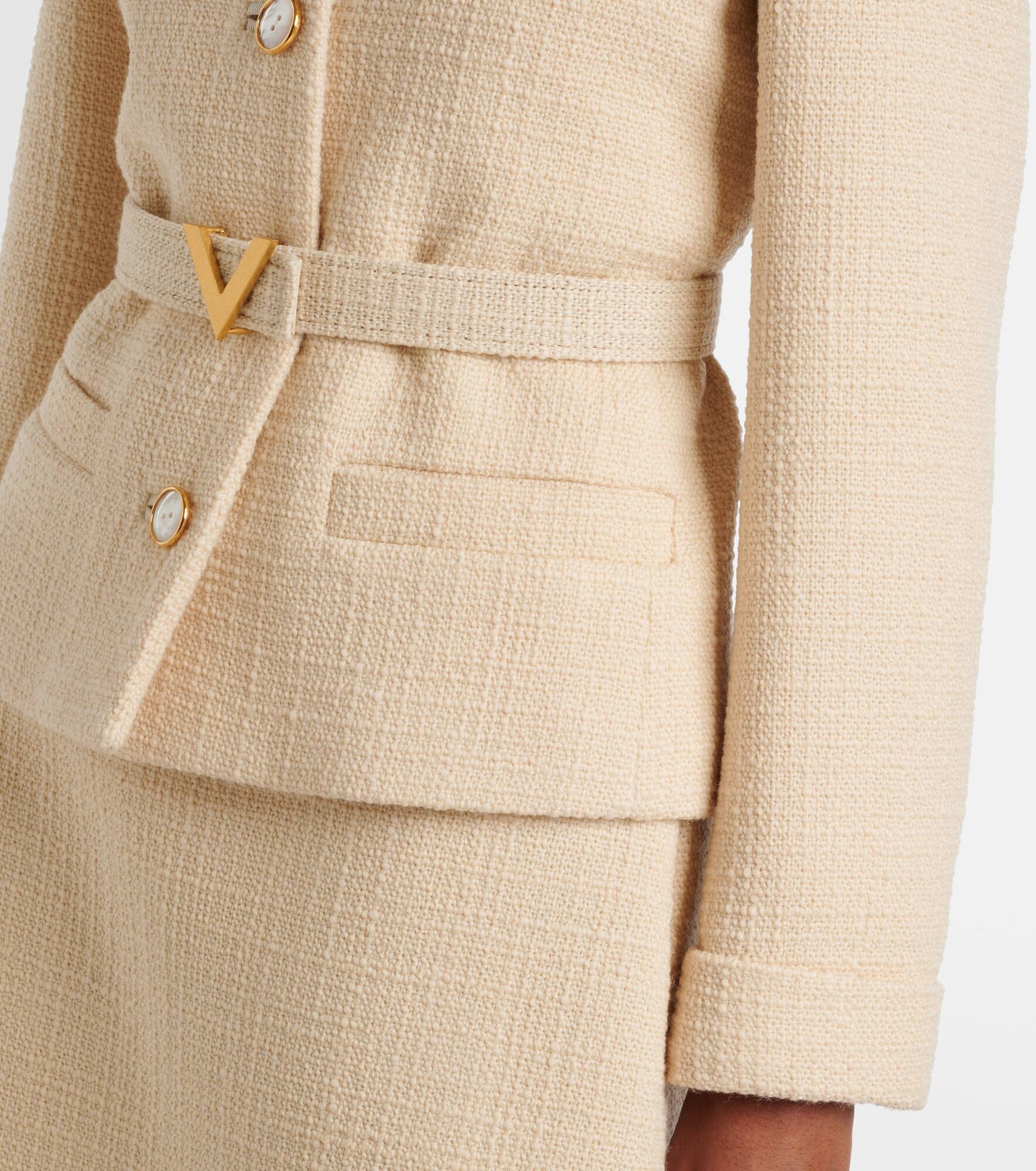 Wool-blend tweed jacket - 5