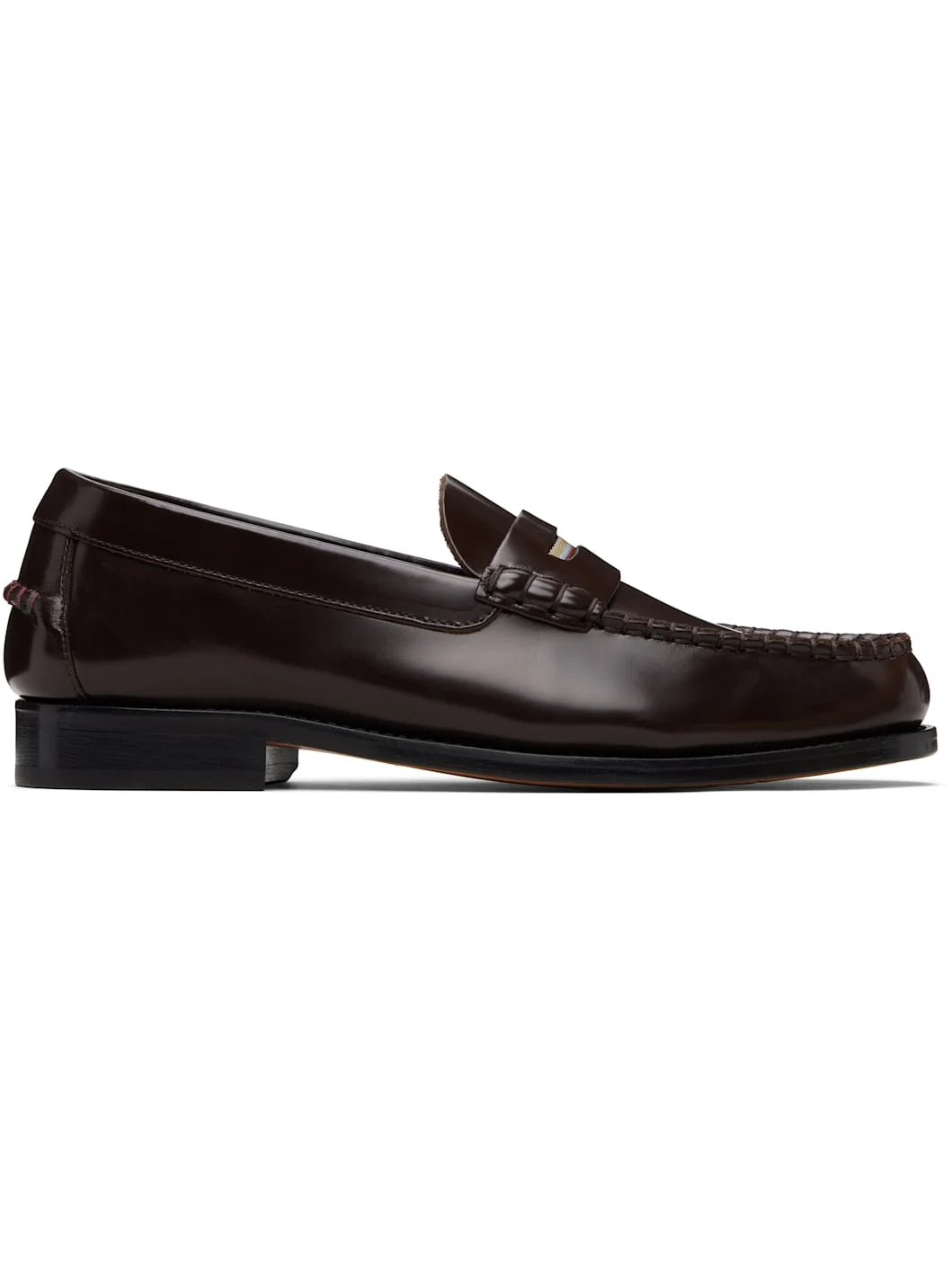 Brown Leather 'Lido' Loafers - 1