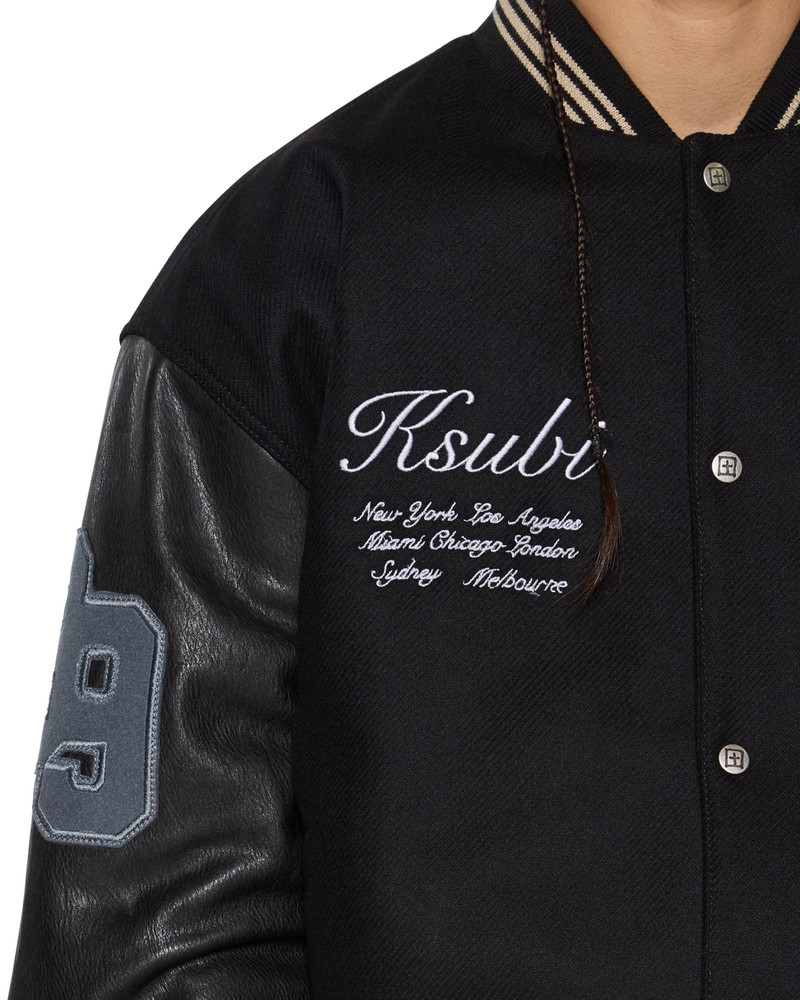 PLAYOFF VARSITY JACKET BLACK 4