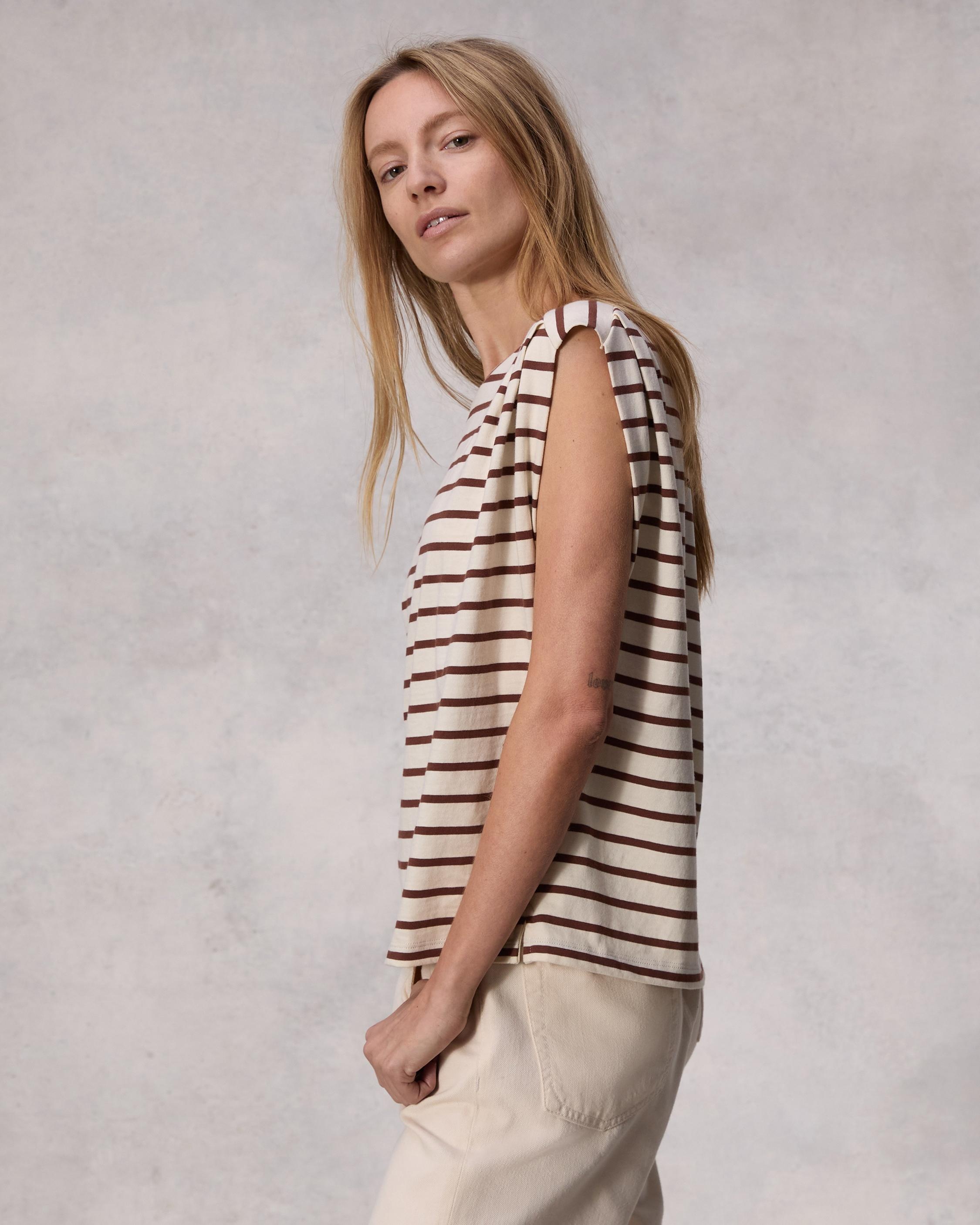 Mica Striped Tank
Cotton T-Shirt - 4