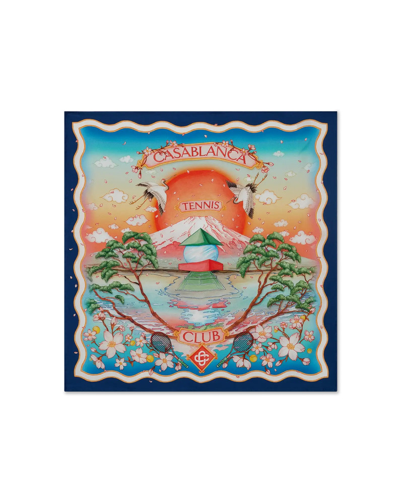 Tennis Club Large Silk Scarf | Casablanca Paris 1