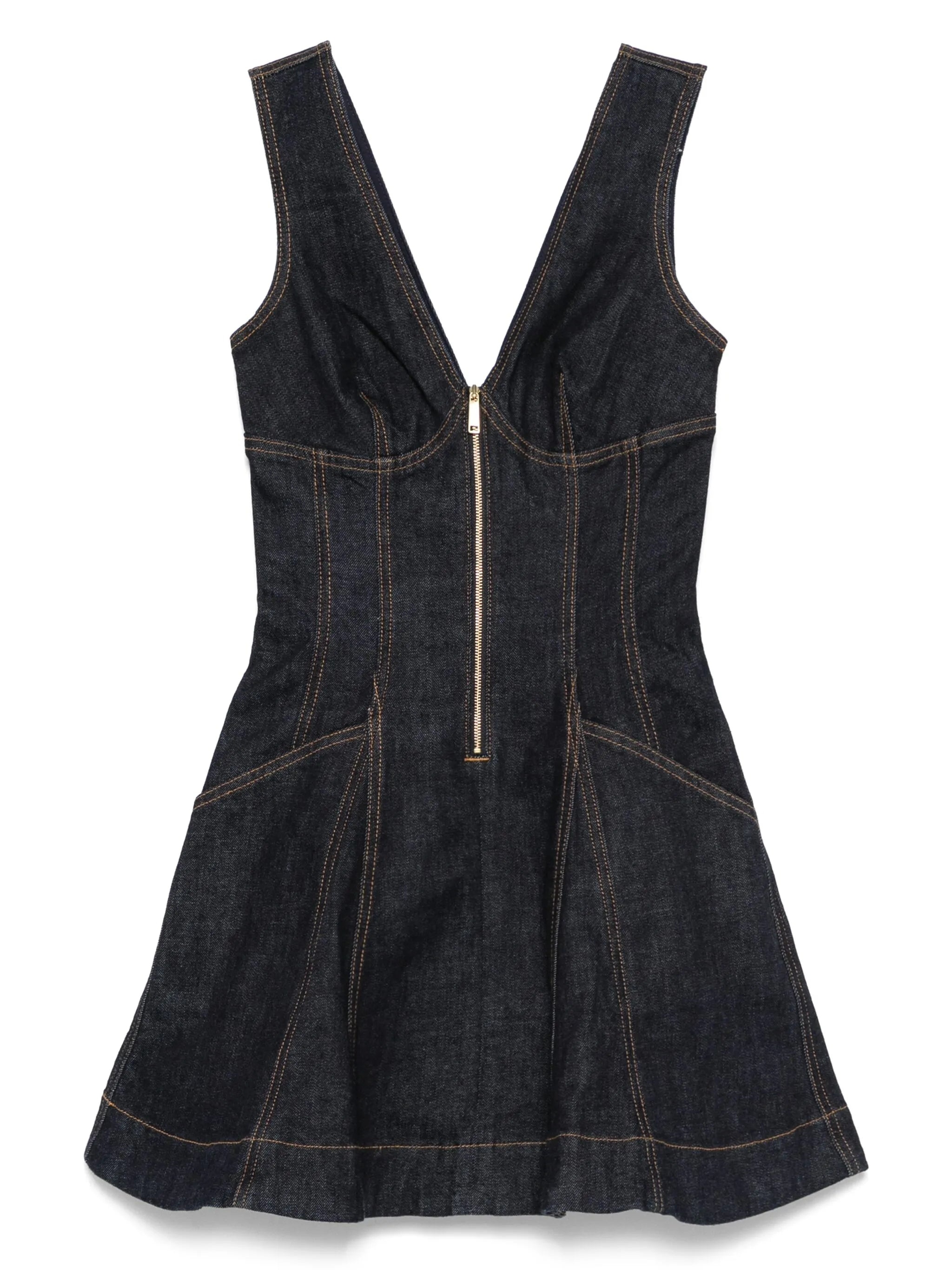 Self Portrait Denim Mini Dress - 1