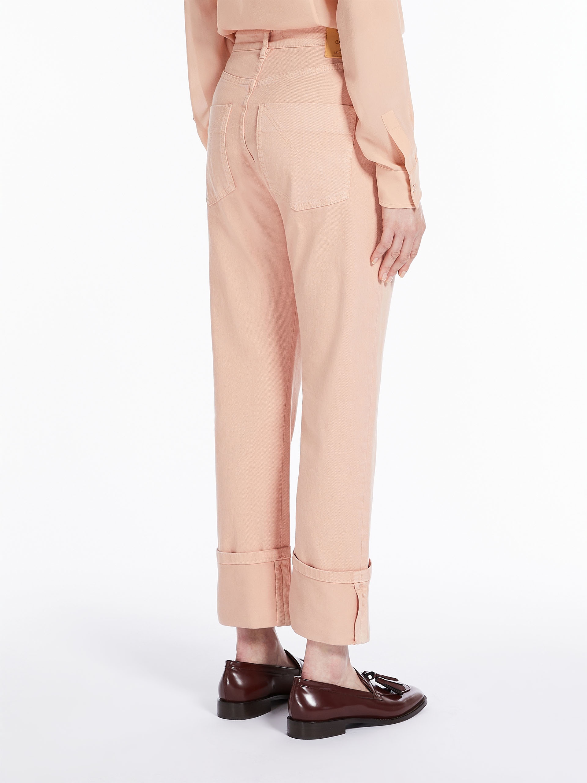 DECANO Cropped jeans in stretch bull - 4