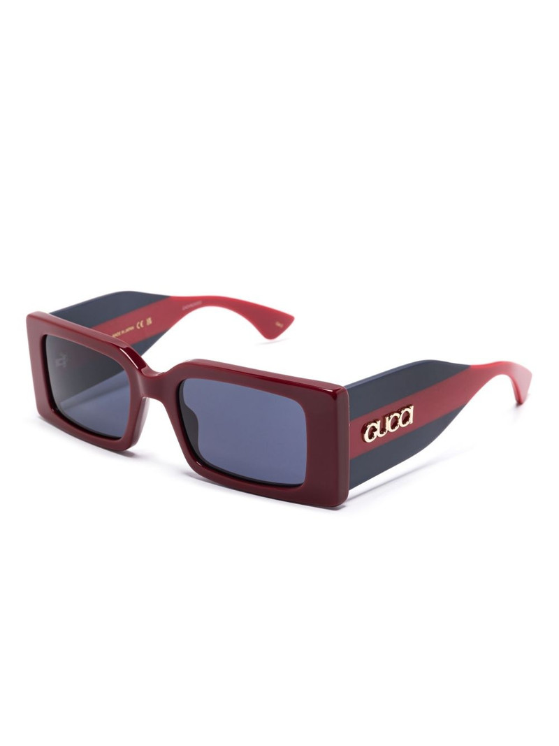 GUCCI rectangle-frame sunglasses outlook