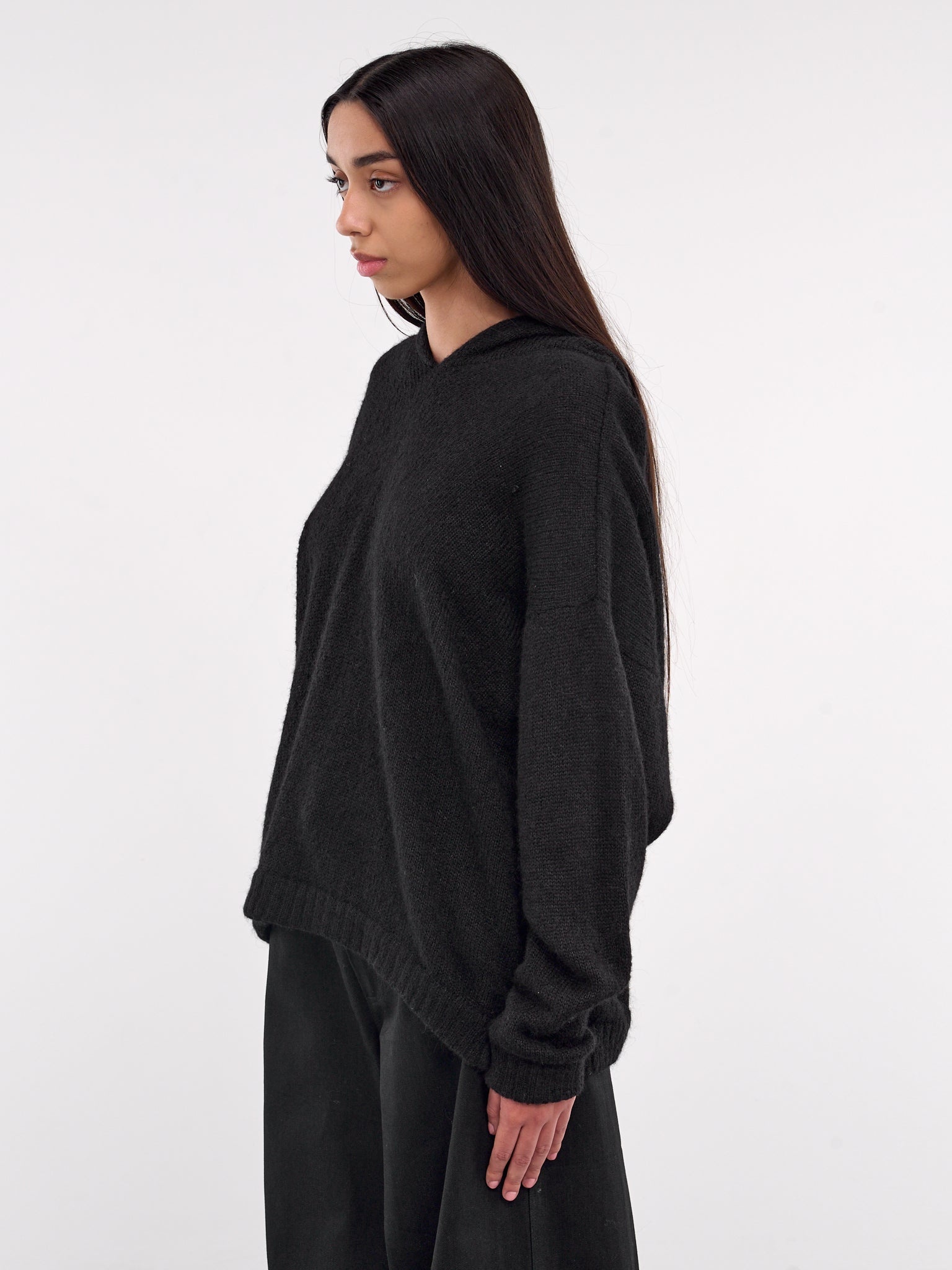Hand-Knit Oversized Hoodie - 2