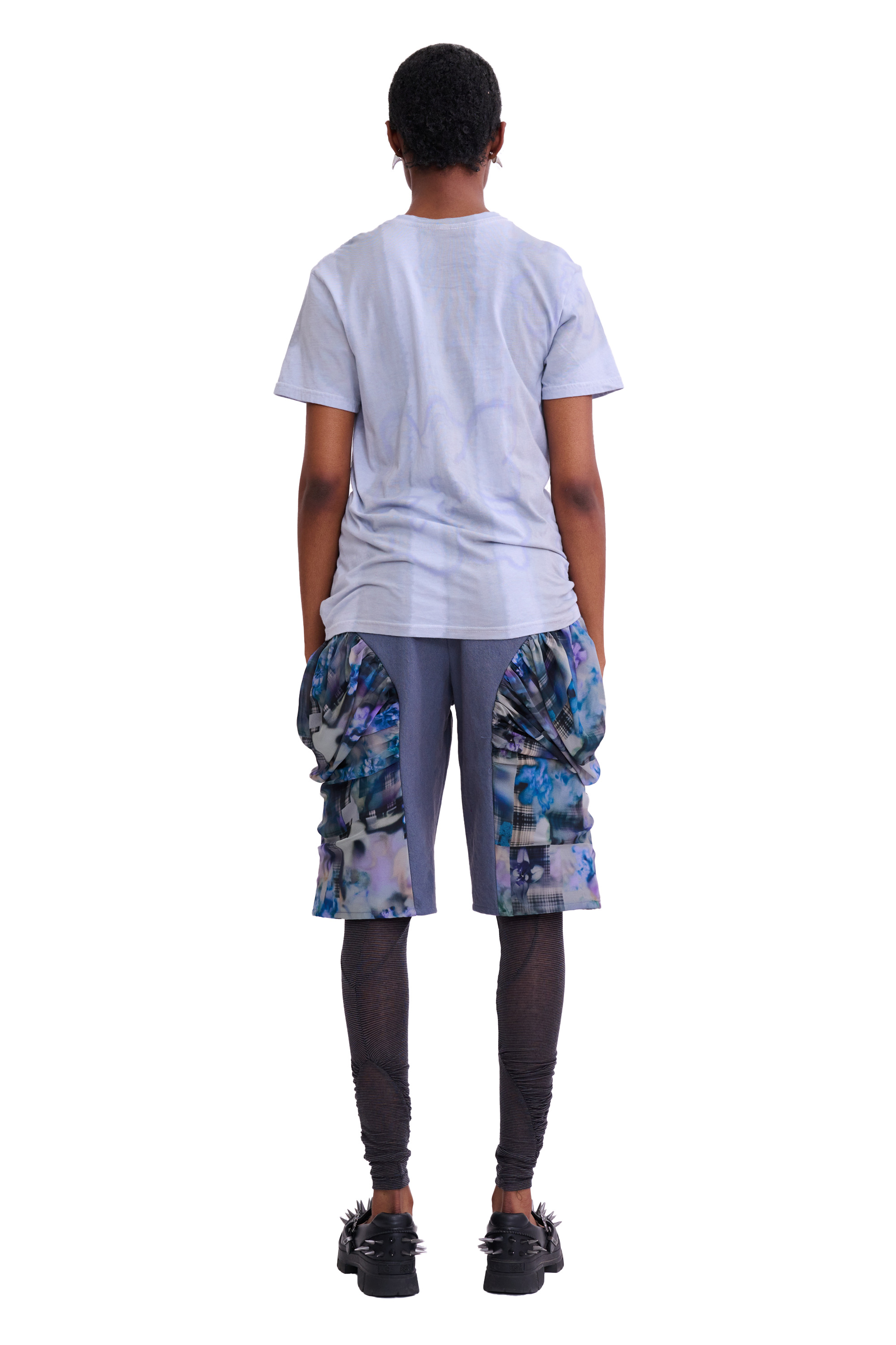 STORM BLUE FLOWER STRIPE TOSH TEE - 6