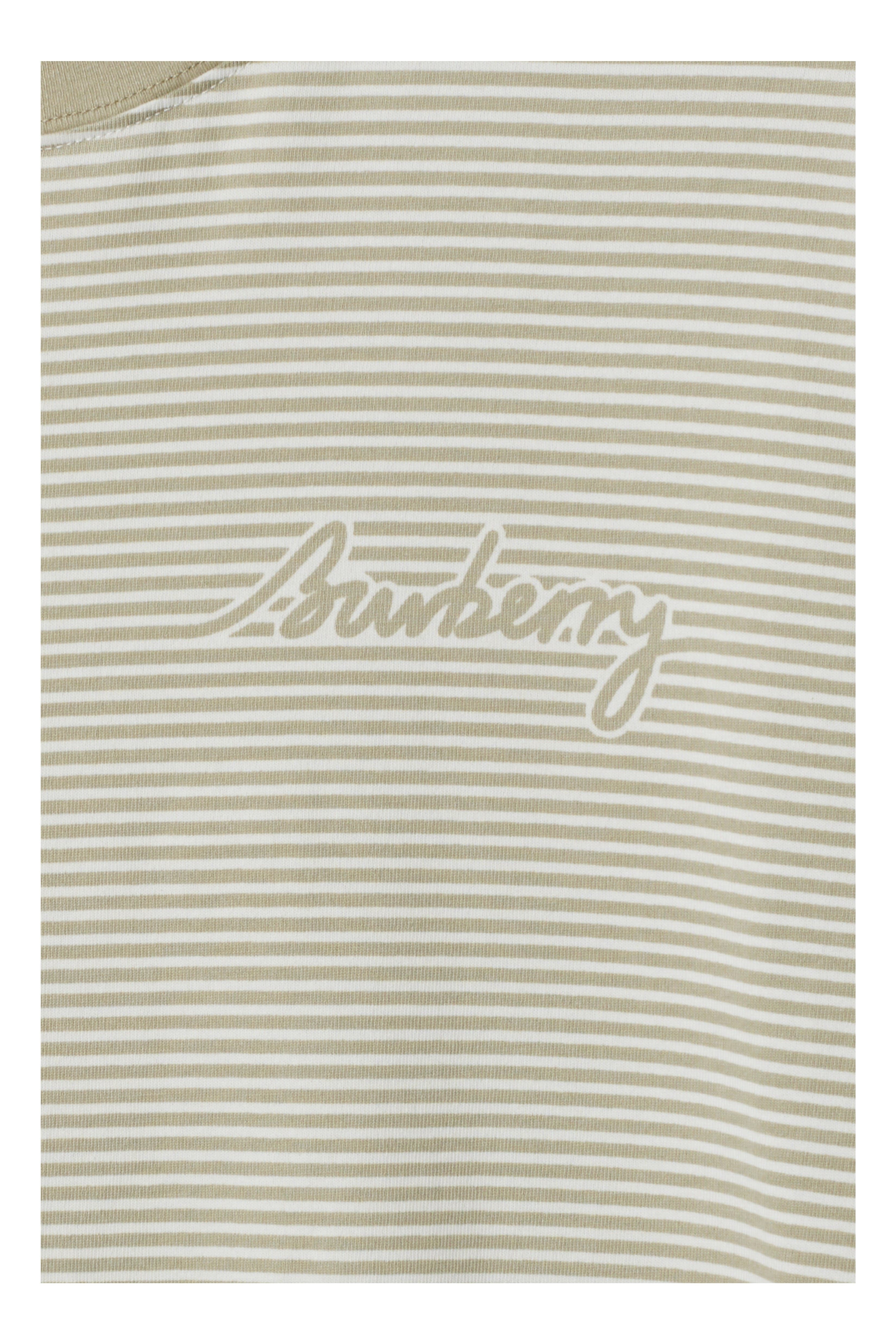 burberry Striped Cotton T-shirt in Skylark at Nordstrom - 5