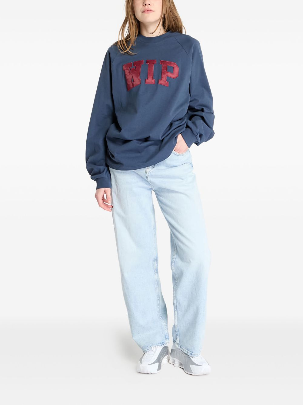 WIP raglan-sleeve sweatshirt - 2