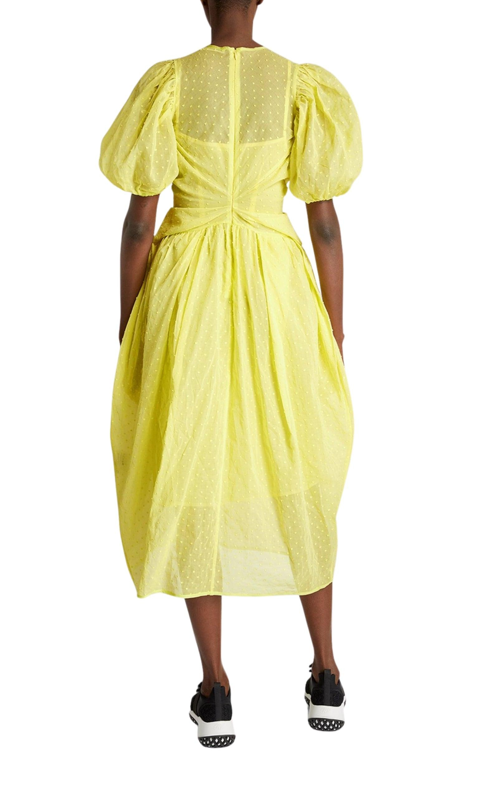 Juniper Puff-Sleeved Midi Dress - 3