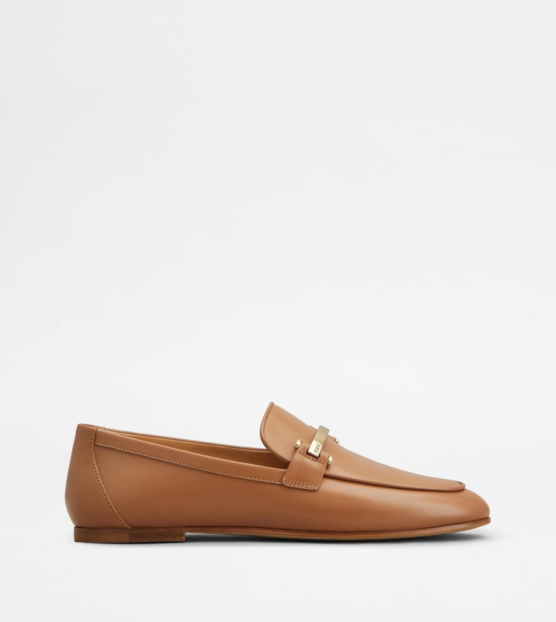 LOAFERS IN LEATHER - BROWN - 1