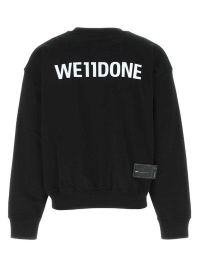 We11done cotton sweatshirt outlook