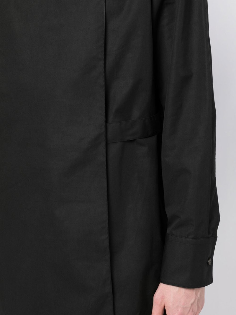 long-sleeve collarless shirt 5