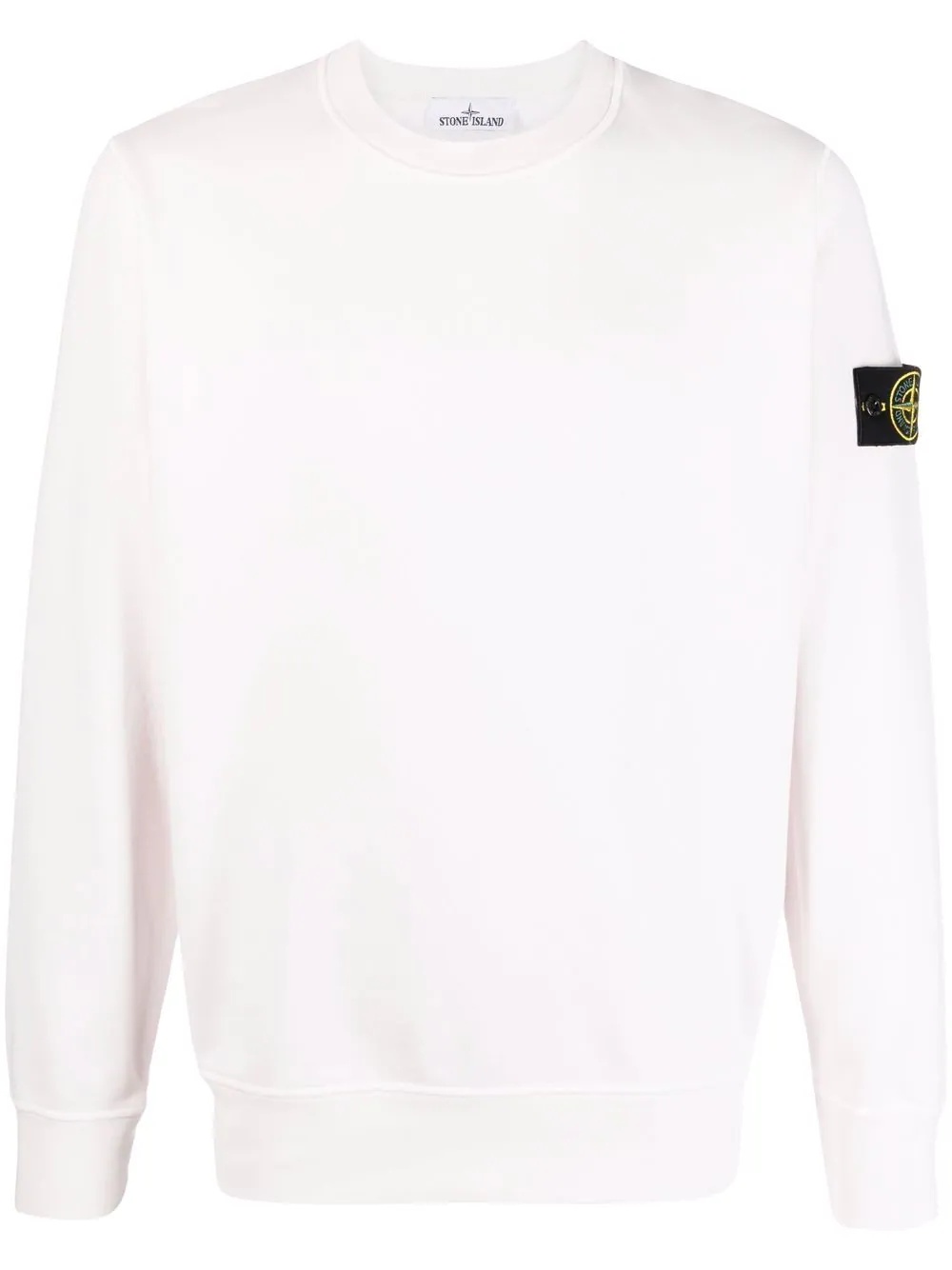 Compass badge crew-neck sweatshirt - 1