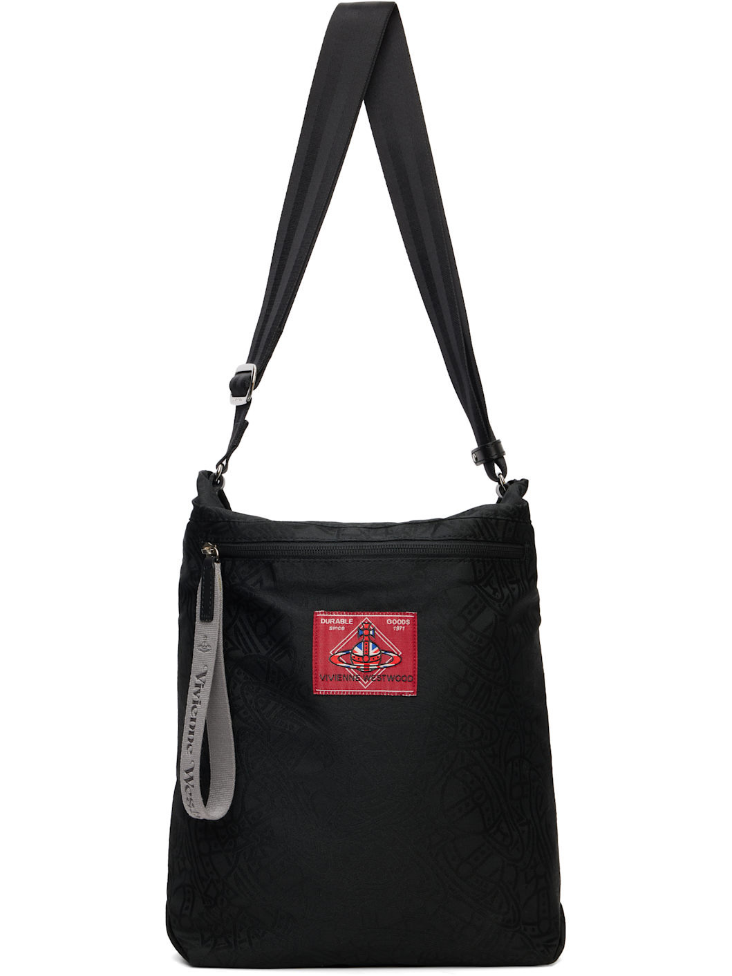 Black Tangled Orb Jacquard Luke Pouch - 1