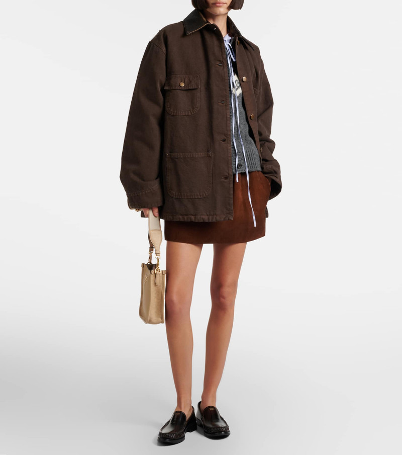 Prada Mini leather shoulder bag outlook