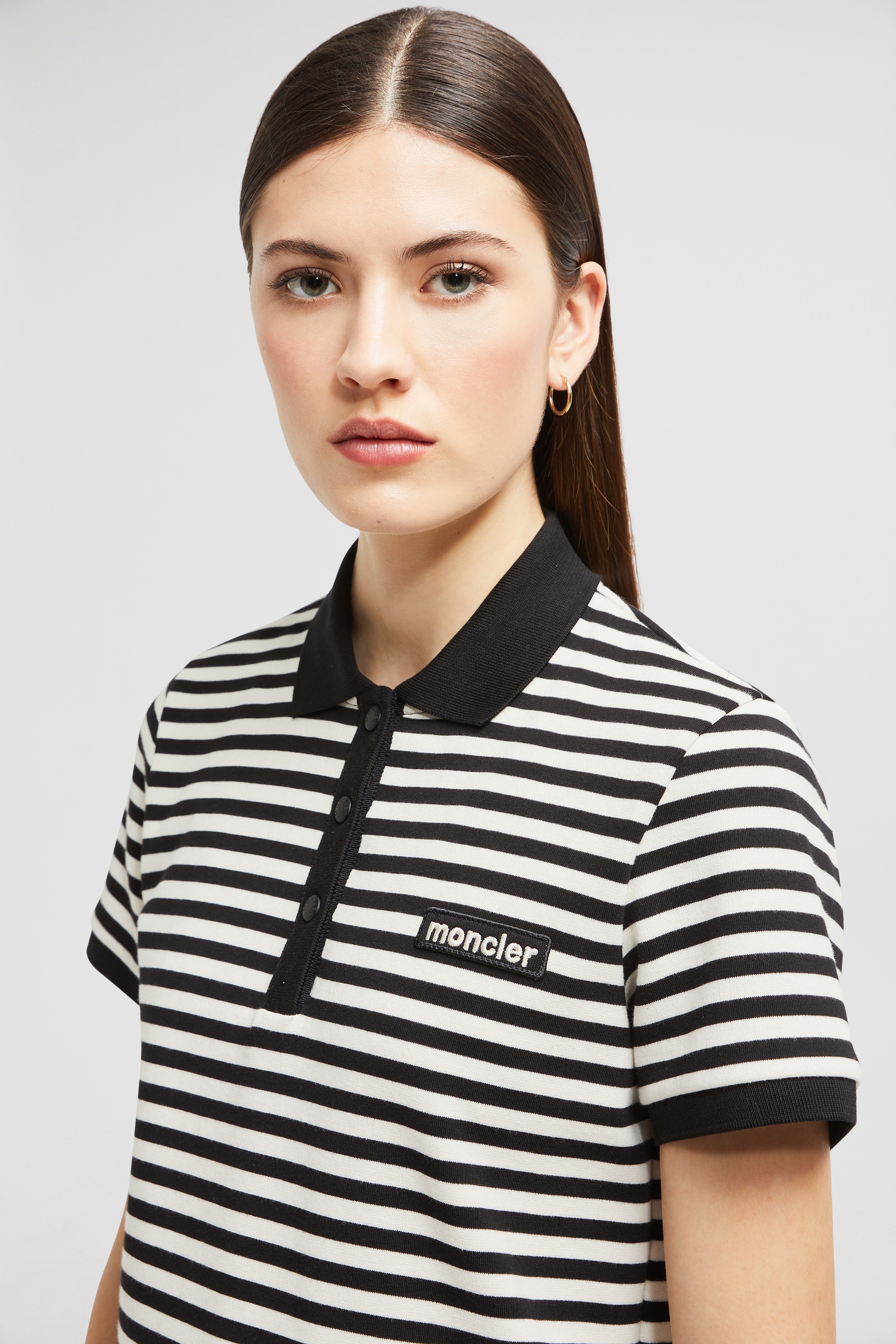 Striped Cotton Polo Shirt - 4
