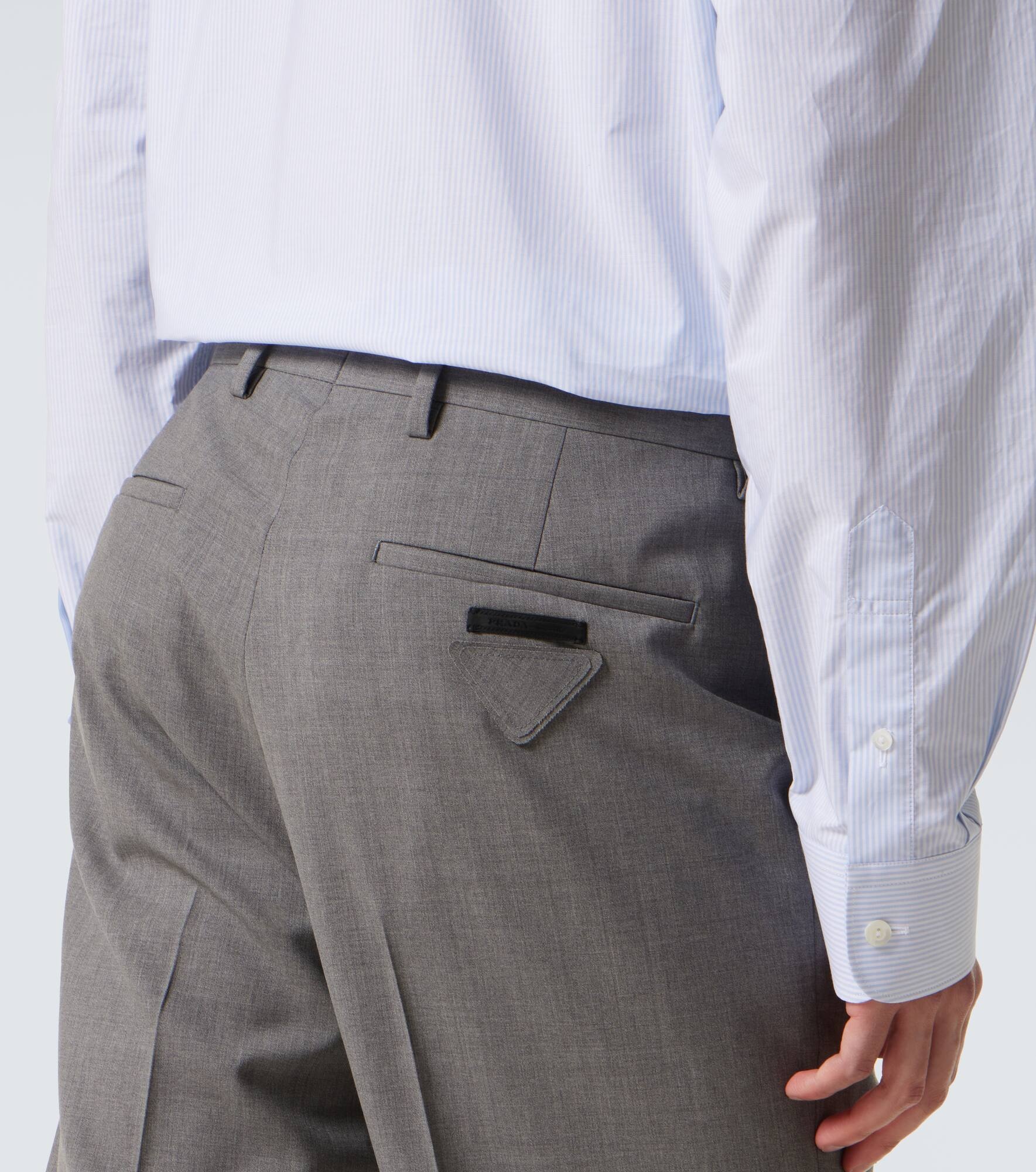 Wool tapered pants - 5