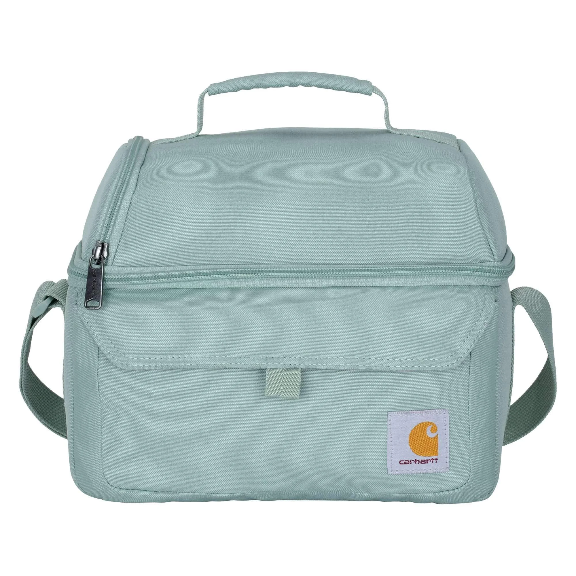 Insulated 12 Can Two Compartment Lunch Cooler - 1
