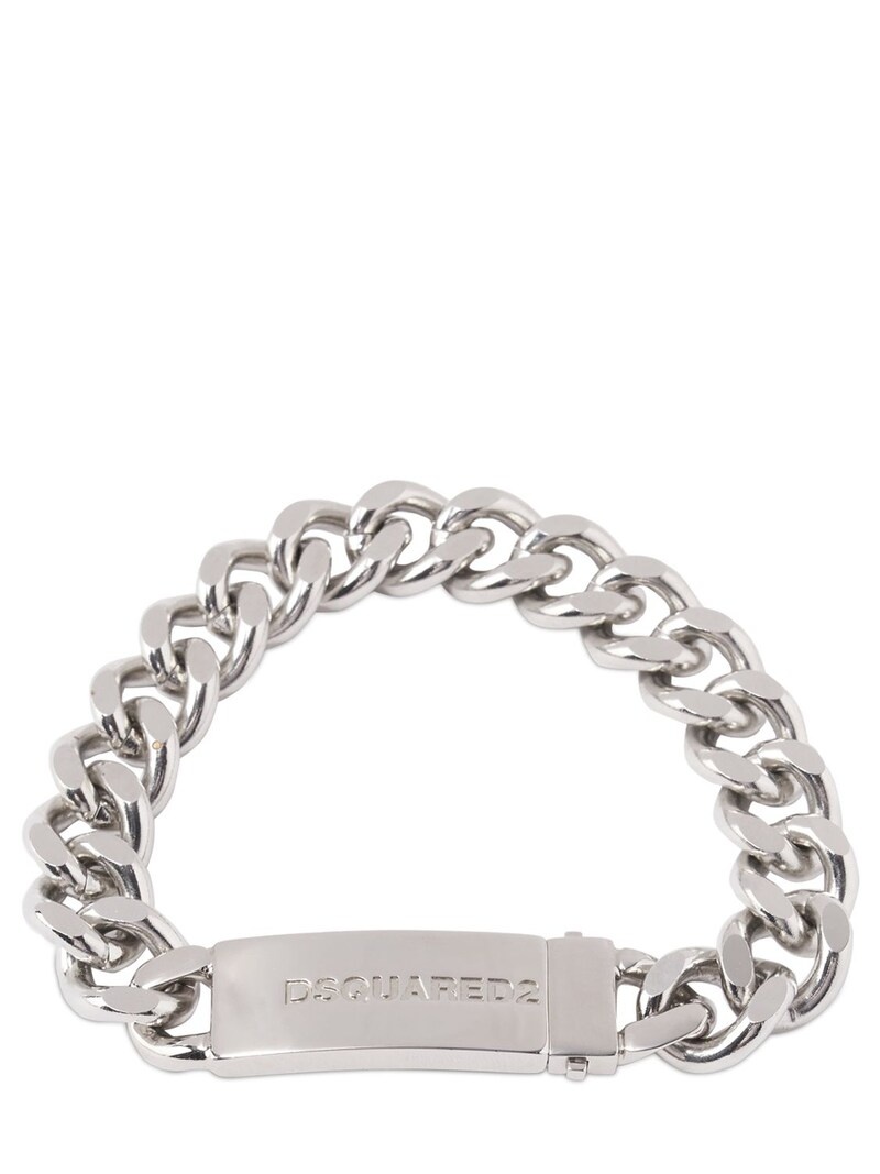 Chained2 brass chain bracelet - 1