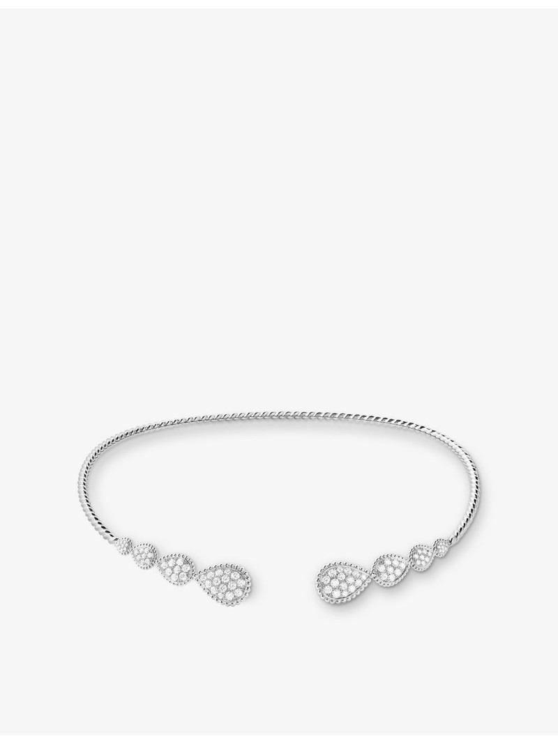 Serpent Bohème 18ct White Gold and 2.20ct Diamond Choker Necklace - 1