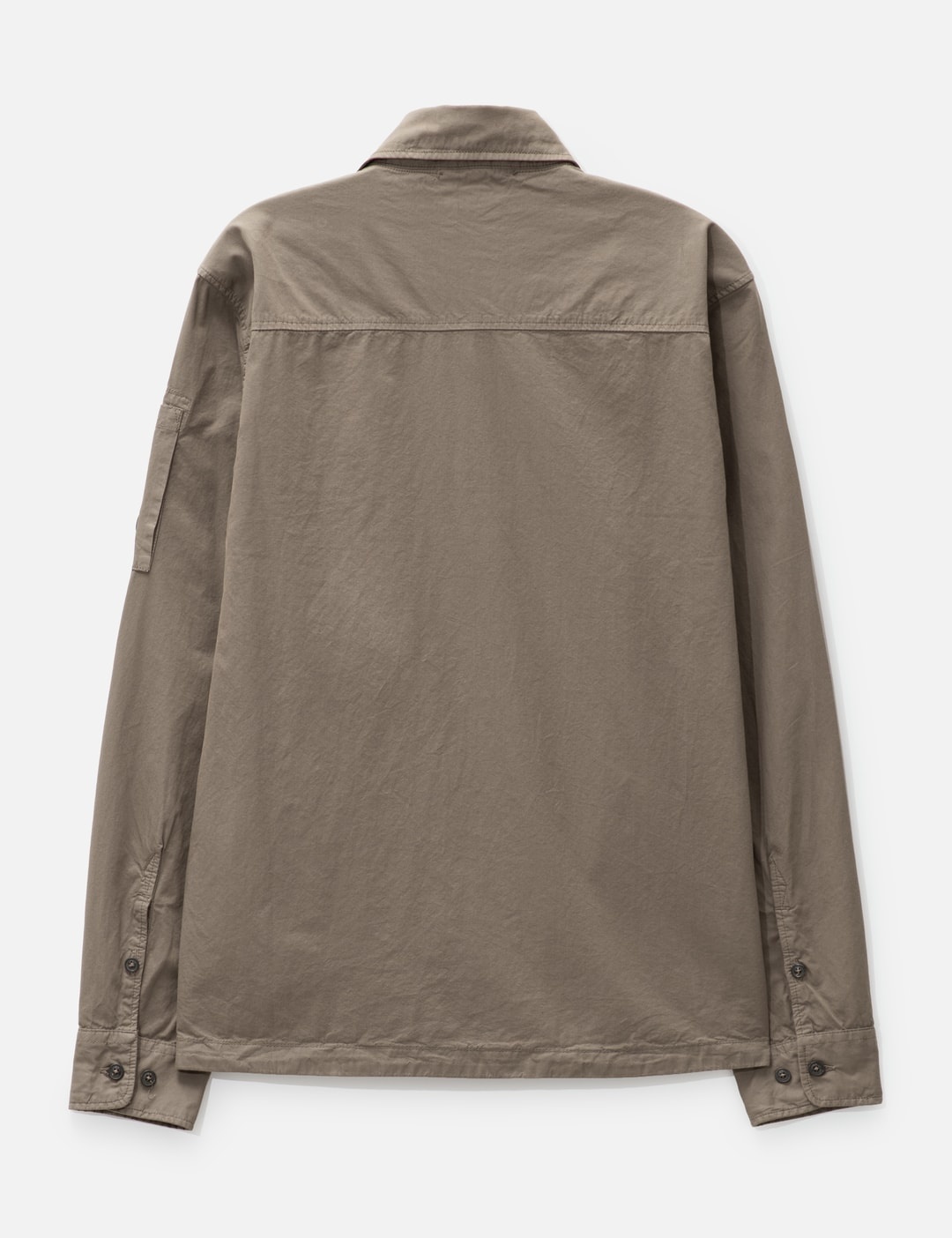 ORGANIC GABARDINE ZIPPED OVERSHIRT - 2