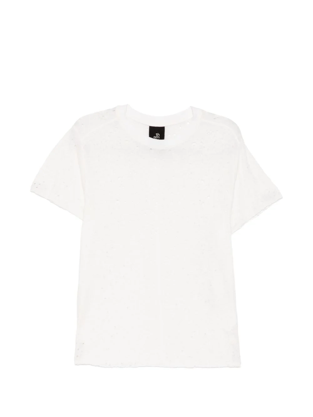 distressed-effect T-shirt - 1