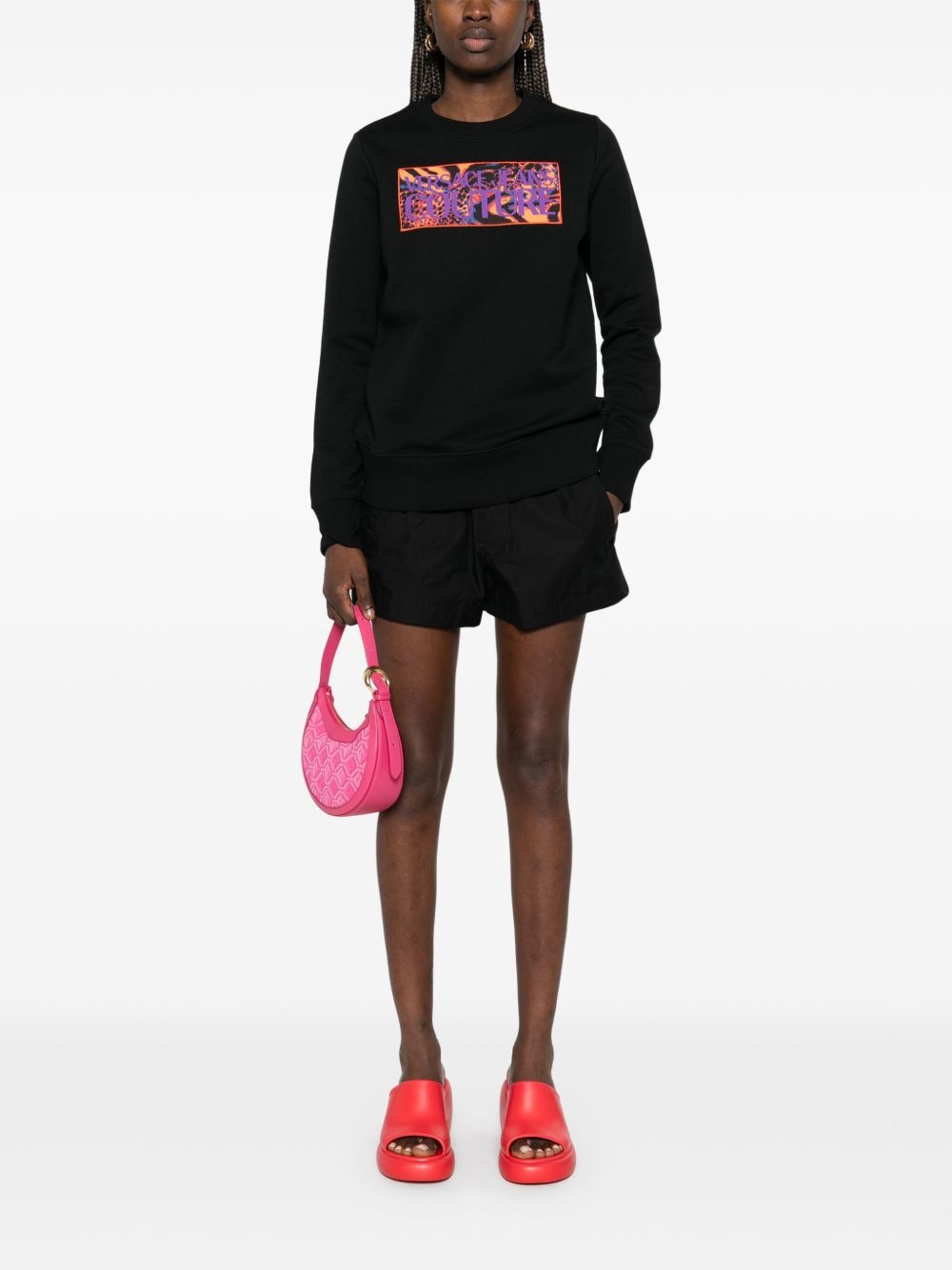 logo-patch sweatshirt - 2