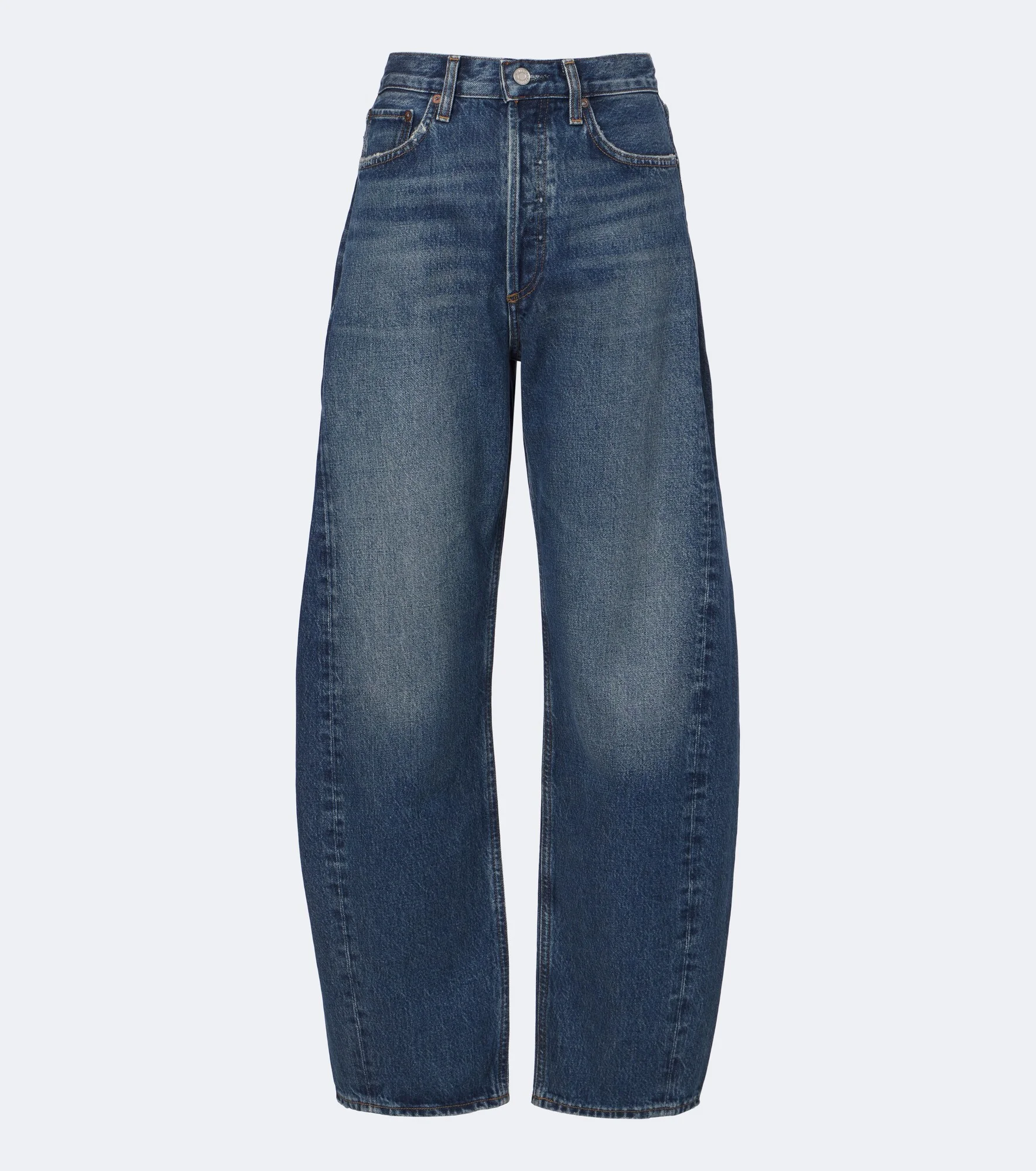 Luna Pieced barrel-leg jeans - 1