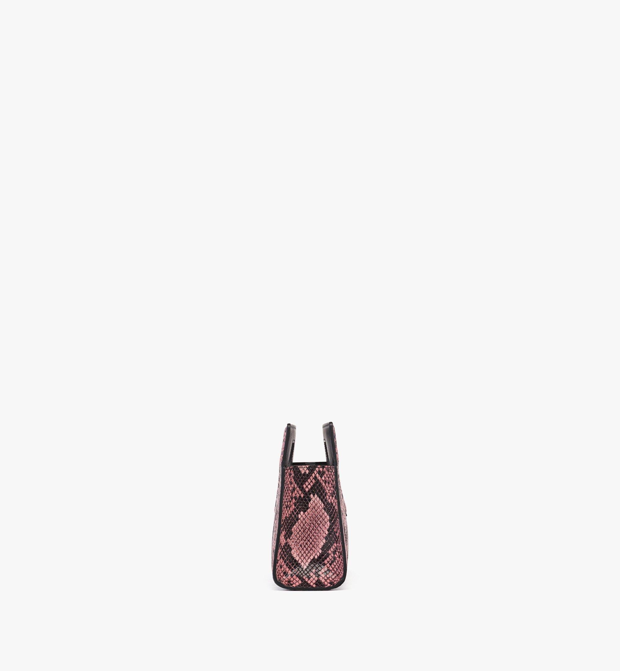 Diamond Tote in Python Print Coronet - 3