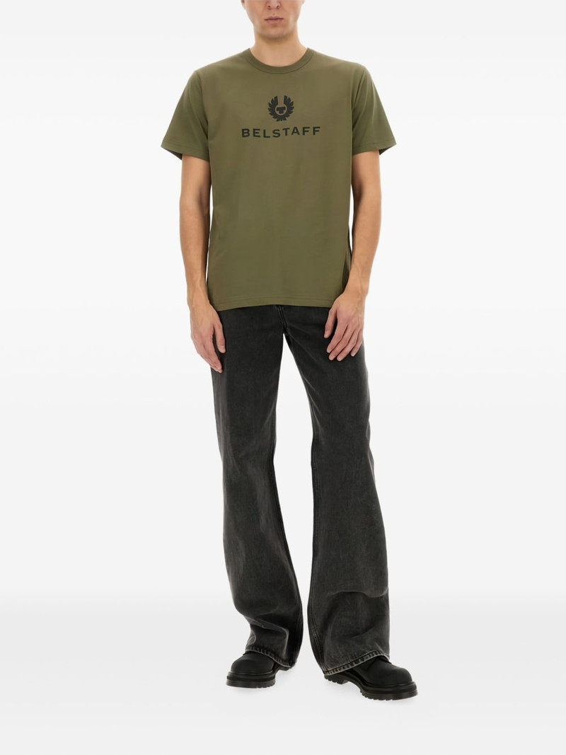Belstaff logo-plaque cotton T-shirt outlook