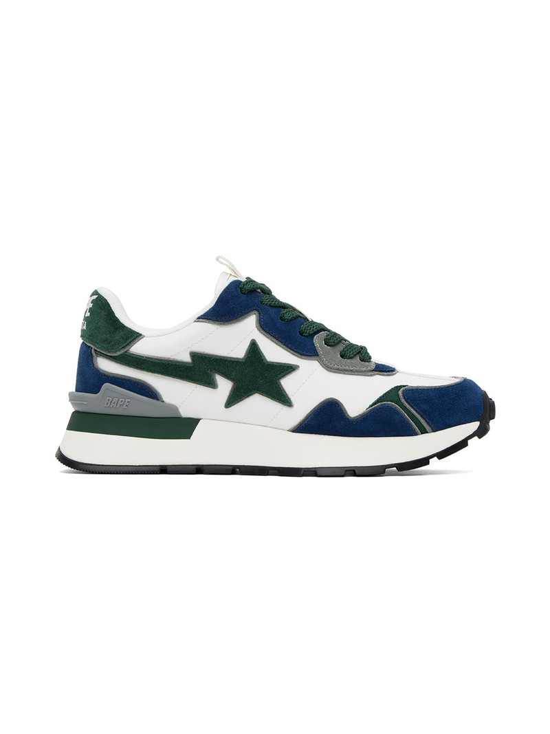 화이트 & 네이비 로드스타 익스프레스 #2 Sneakers - 1