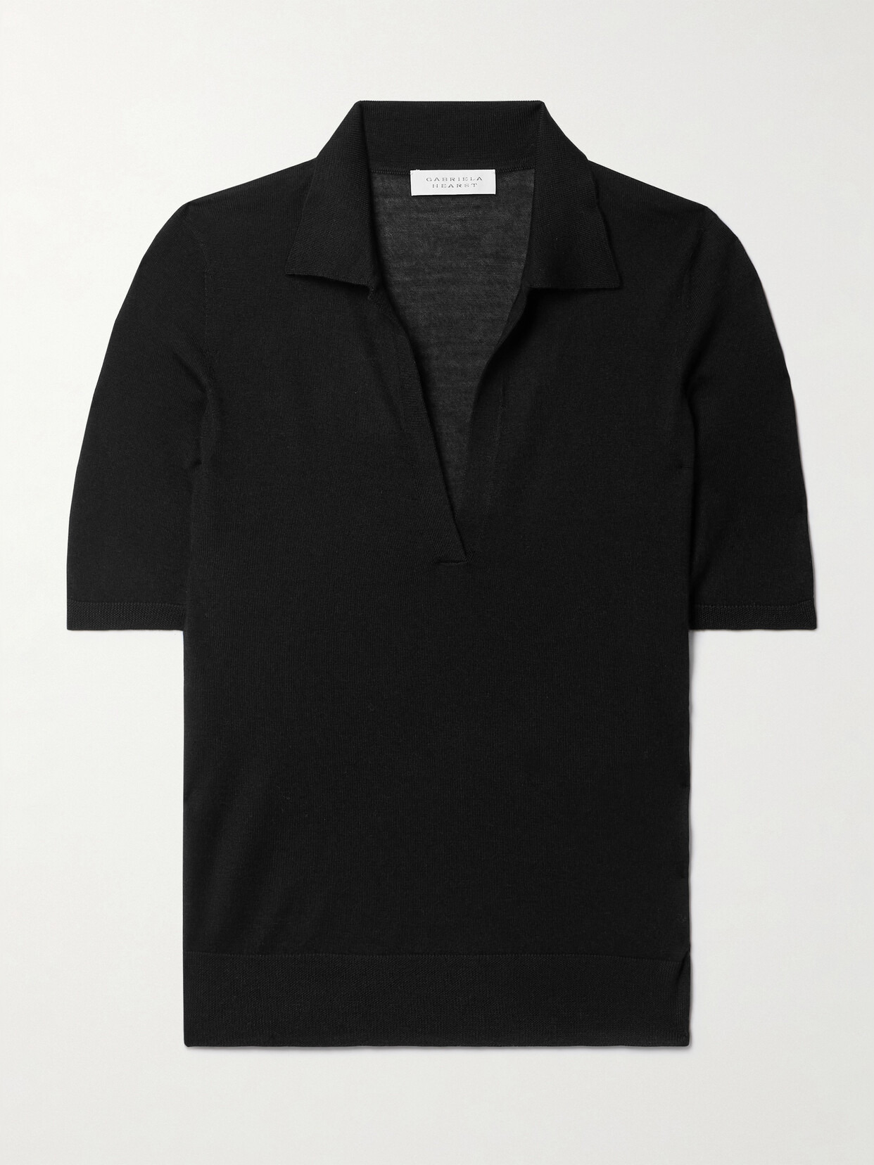Frank Cashmere And Silk-blend Polo Shirt - 1