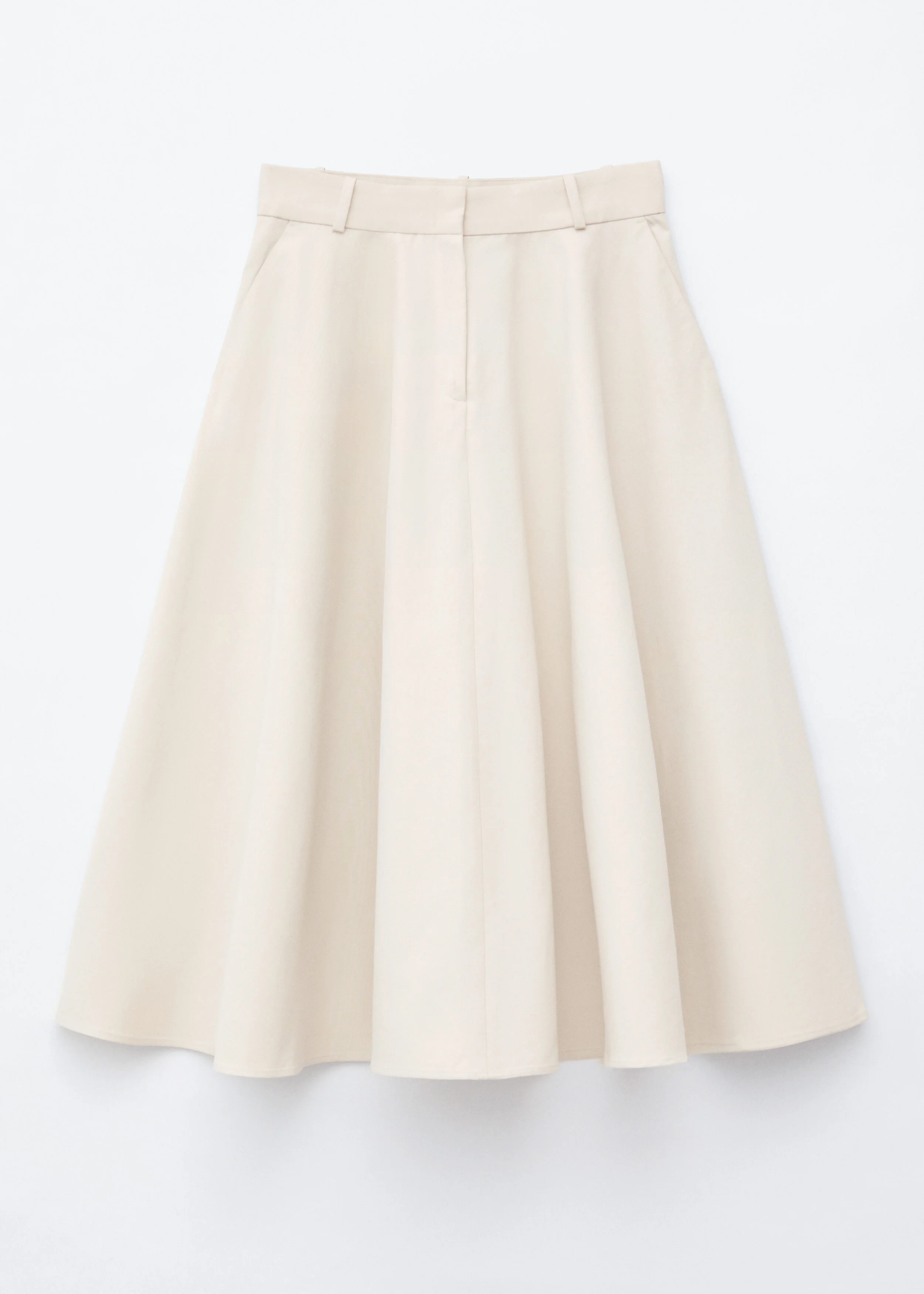Tailored Circle Cut Skirt - 1