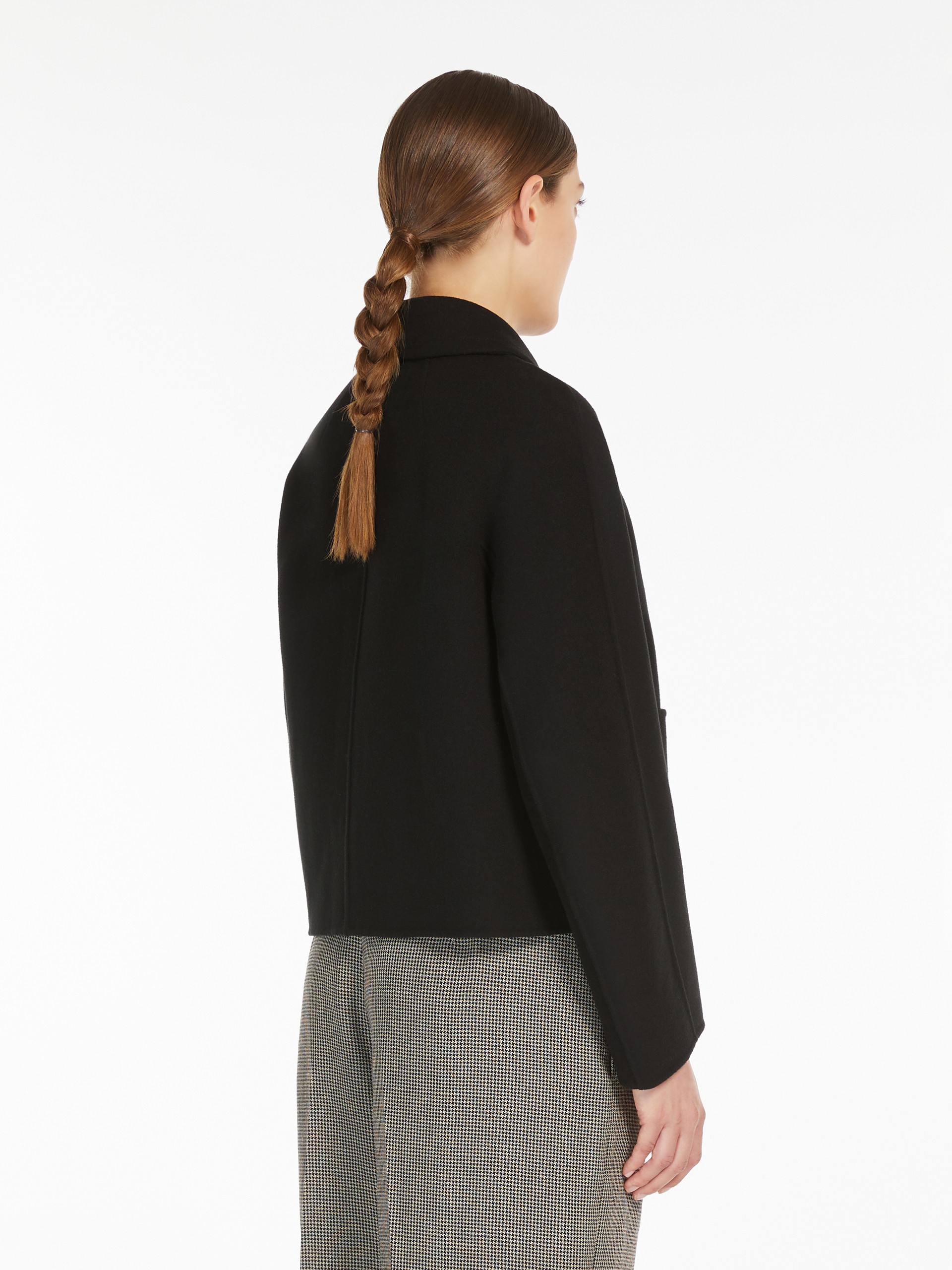 SOGNO Single-breasted double-faced wool jacket - 4